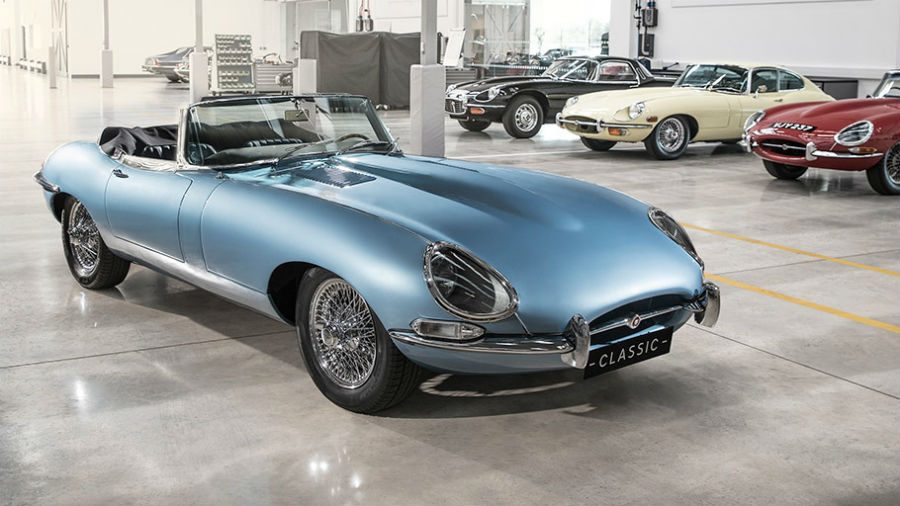 jaguar e type zero garage