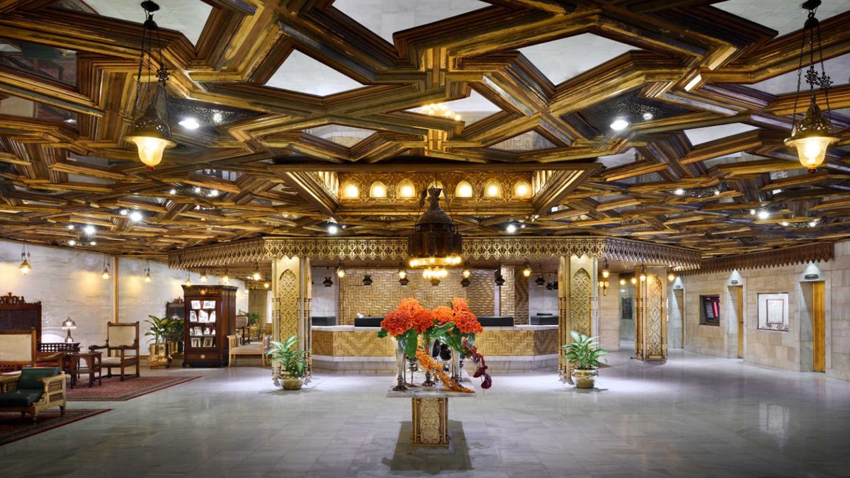 best historic hotels in the world mena house hotel lobby v2