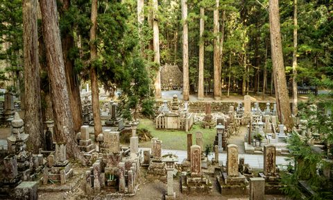 most beautiful cemeteries in the world overlooking cemetery at okunoin