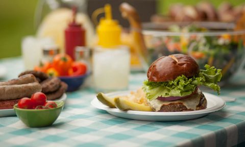 Pretzilla Pretzel Burger Buns barbecue picnic 