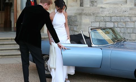 royal wedding prince harry meghan markle jaguar e type zero