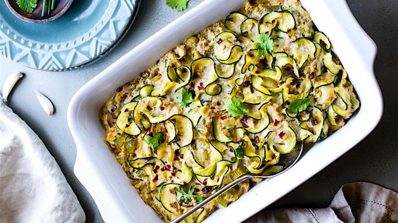 Safe Catch Paleo Tuna Green Chile Zoodle Casserole 1