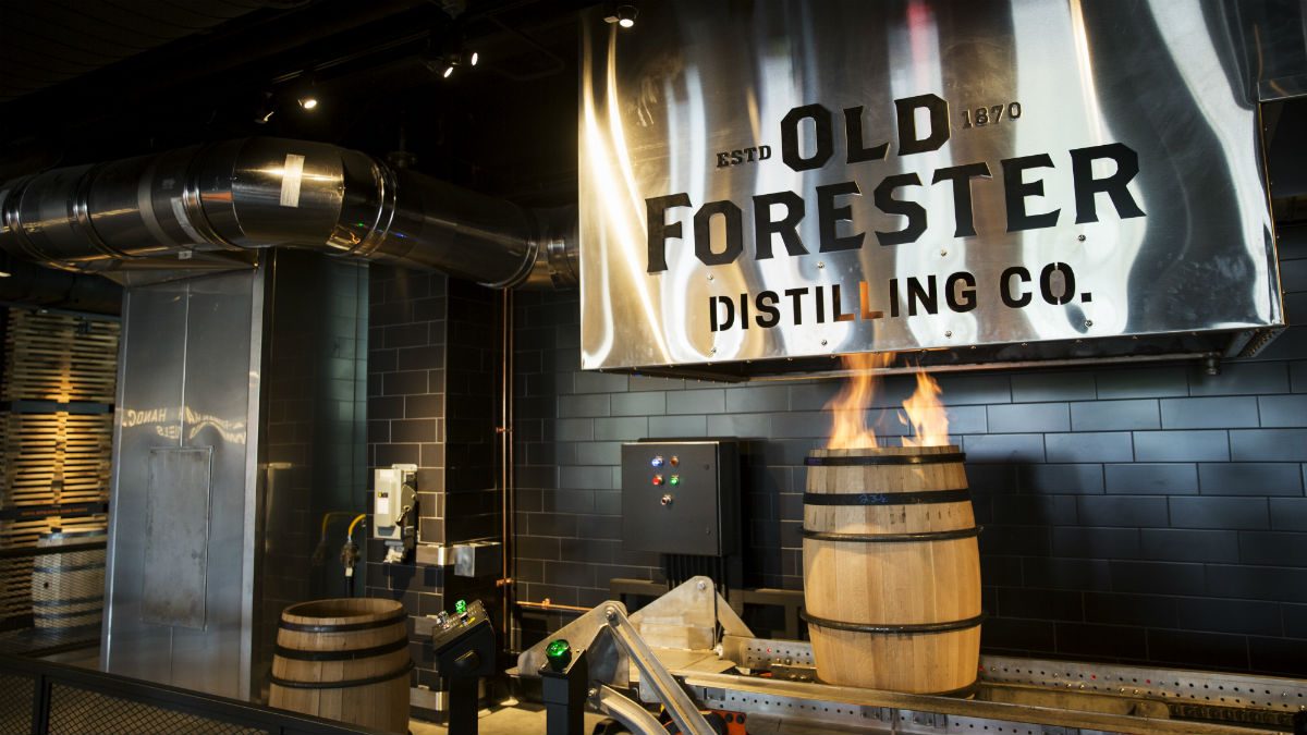 Old Forester Distilling Company Barrel Firing