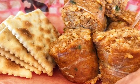 boudin sausage crackers