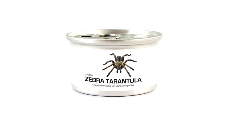 Canned Zebra Tarantulas