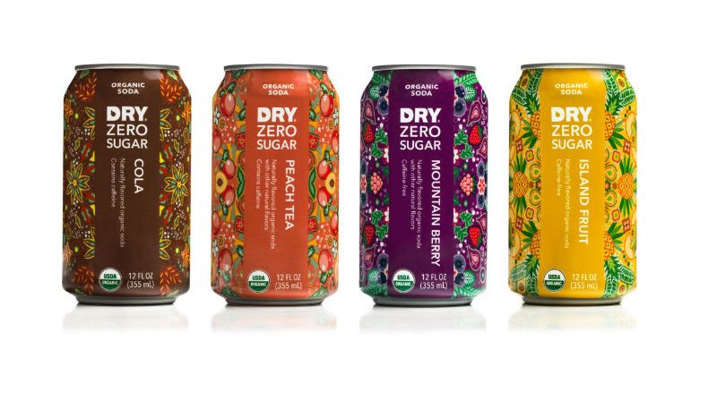 dry zero sugar soda