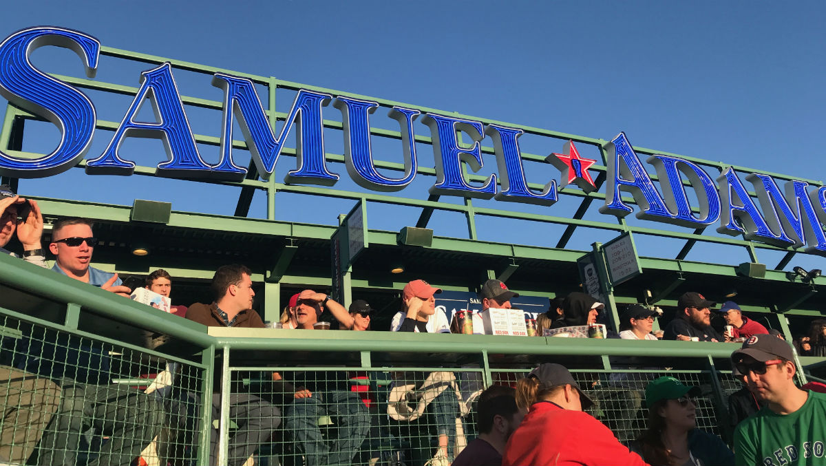 fenway park sam deck sign