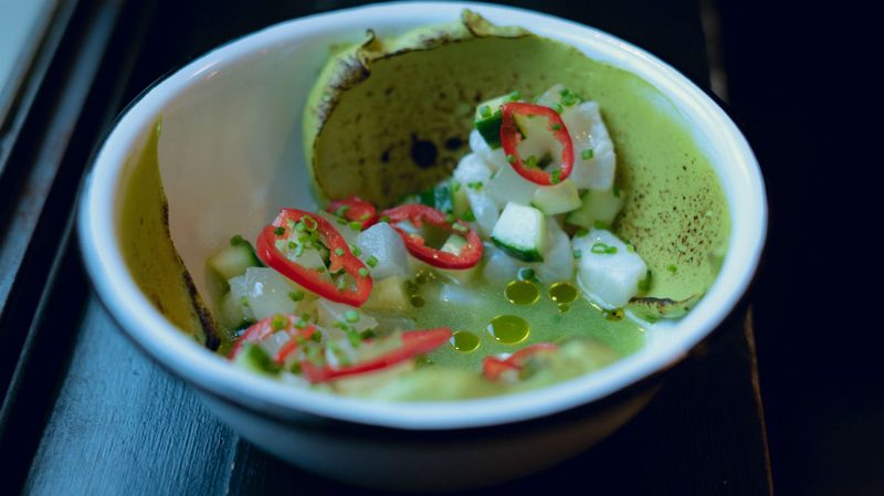 fluke ceviche casino clam bar