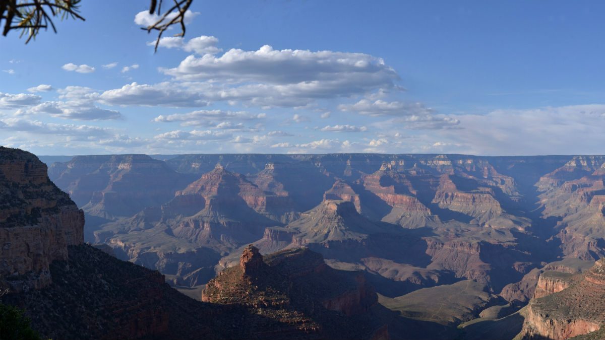 grand canyon national park bright angel trail view bright angel lodge