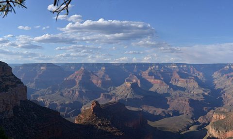 grand canyon national park bright angel trail view bright angel lodge