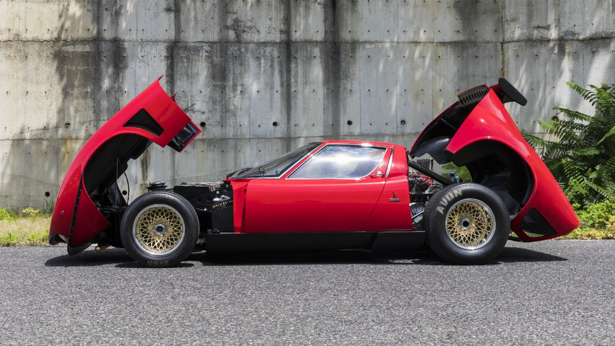 Lamborghini Miura Restoration profile up