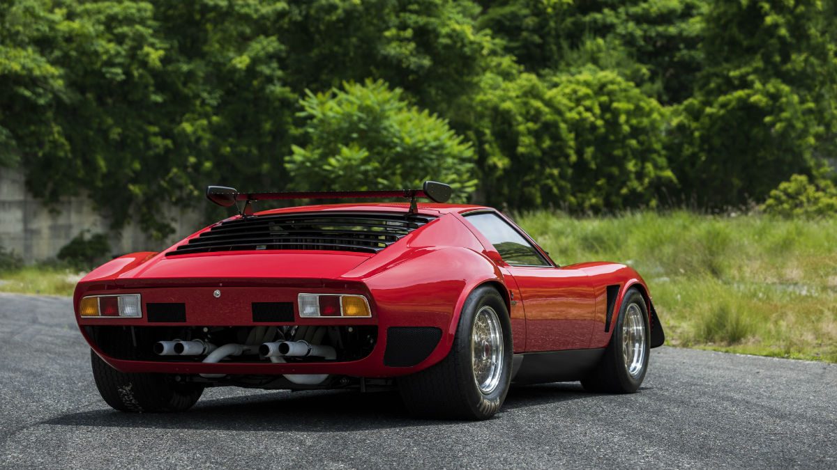 Lamborghini Miura Restoration rear side