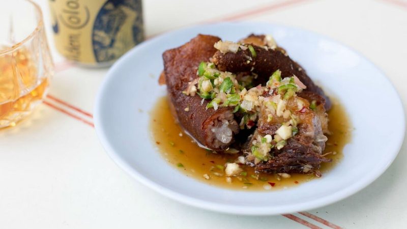 Marjies Grill charred pig tails recipe