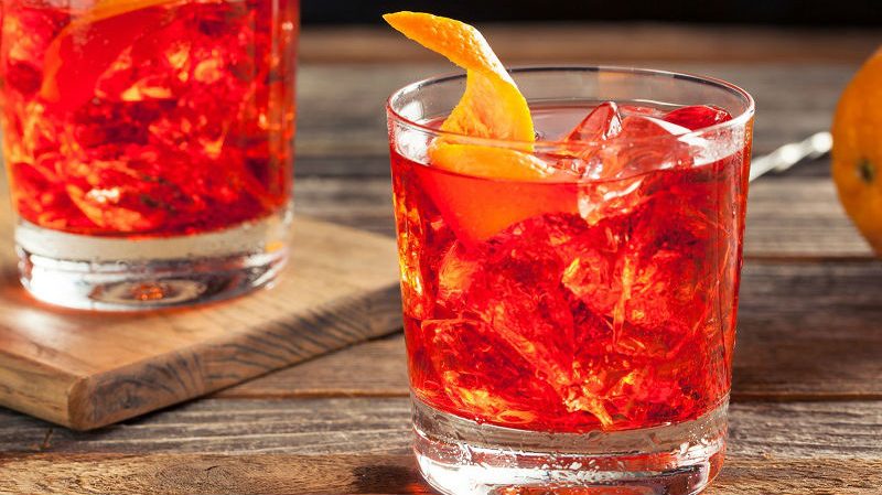 negroni cocktail orange