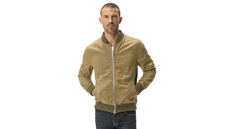 Buck Mason Oil Cloth Bomber Jacket