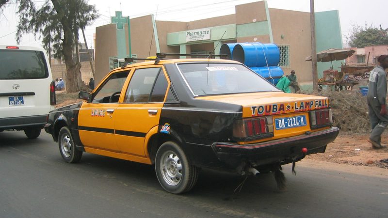 senegal taxi tail