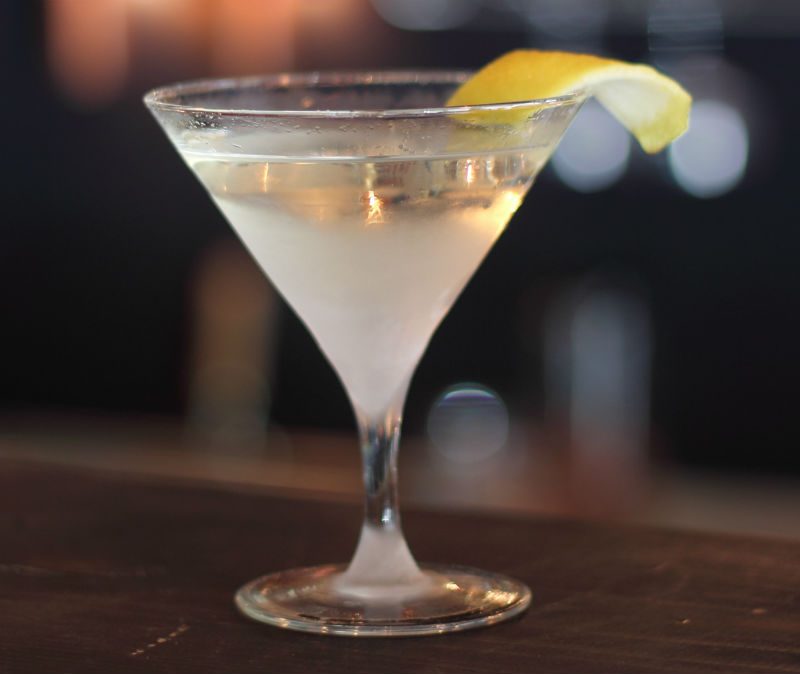 Vesper martini cocktail