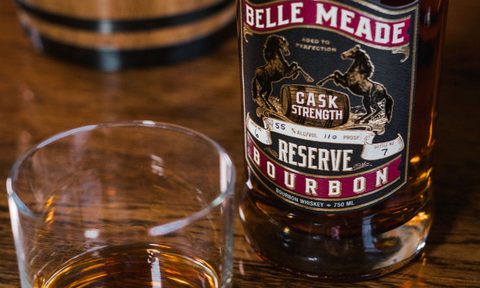 Belle Meade Bourbon Cask Strength Reserve label