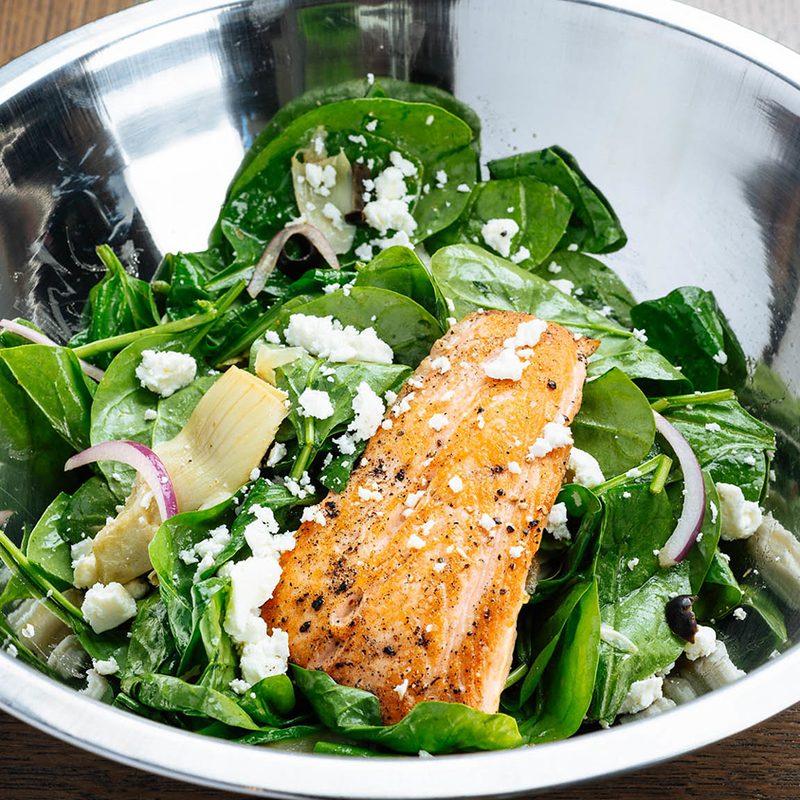Salmon Salad from Milk Market