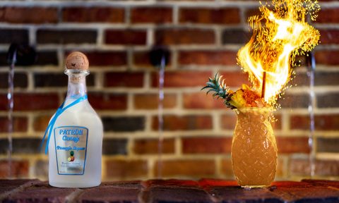 patron citronge pineapple cocktail en fuego copy