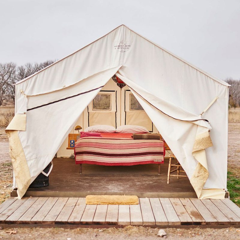 el cosmico hotel safari tent