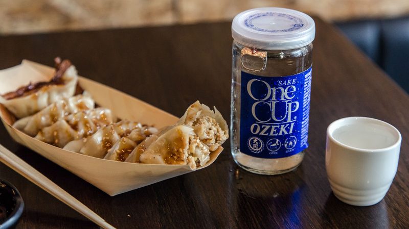 ozi dumplings sake pairing teriyaki chicken