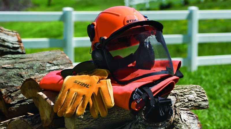 stihl chainsaw safety gear