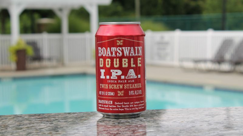 Trader Joe's Beer Boatswain Double IPA Twin Screw Steamer