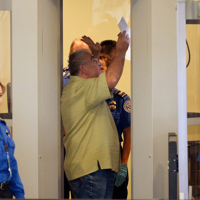 TSA security check body scanner