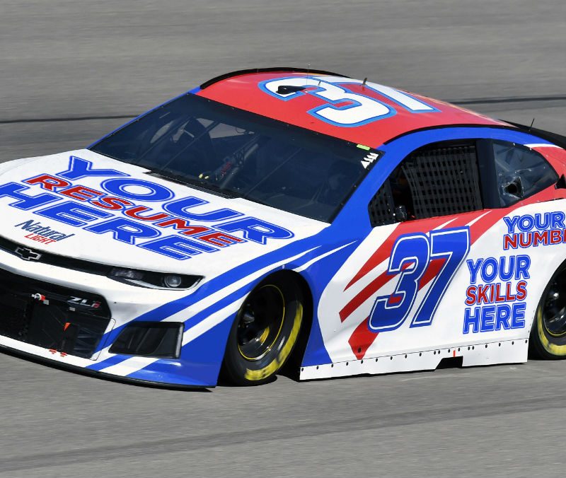 Your Resume Here Natural Light NASCAR