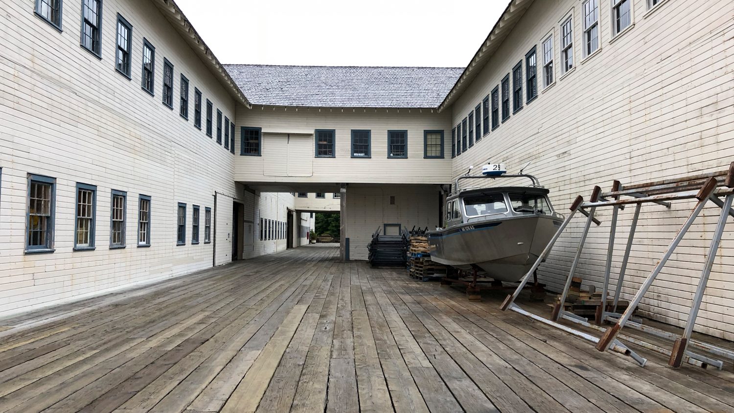 salmon fishing in alaska waterfall resort buildings 2