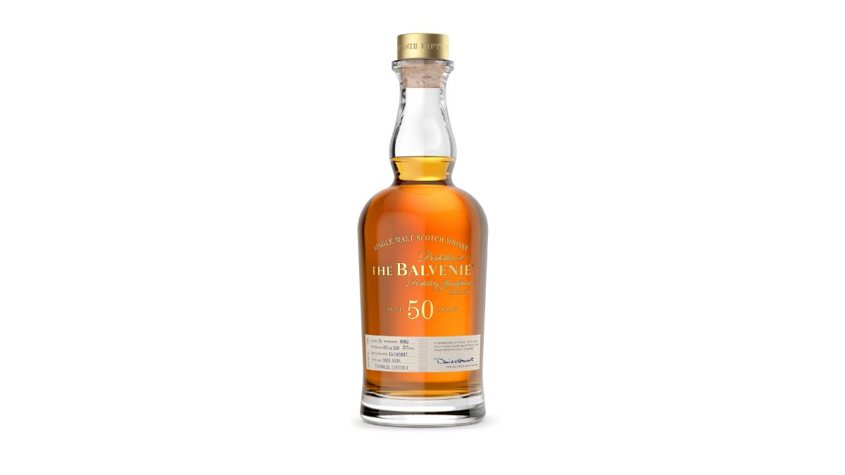 balvenie fifty marriage 0962 50 year old scotch whisky bottle