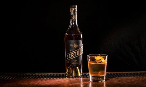 bertoux brandy bottle