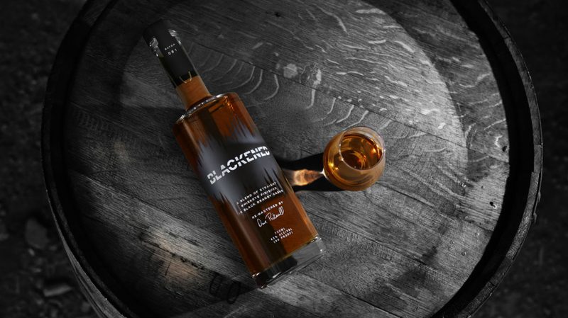 blackened whiskey bottle metallica