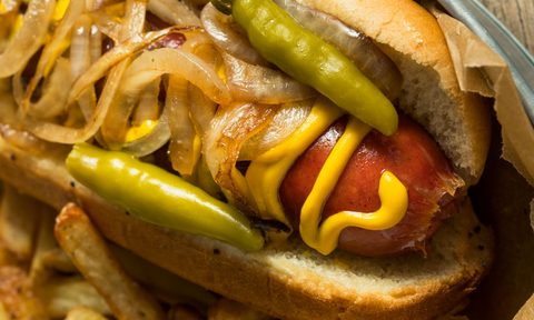 chicago style polish sausage