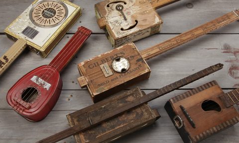 cigar box guitar diy instruments