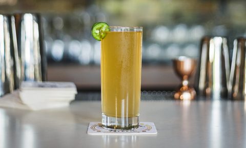 flavored vodka st george green chile vodka bull shot cocktail