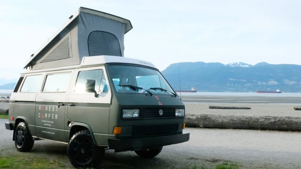 honest camper van rental canada retro volkswagen westfalia