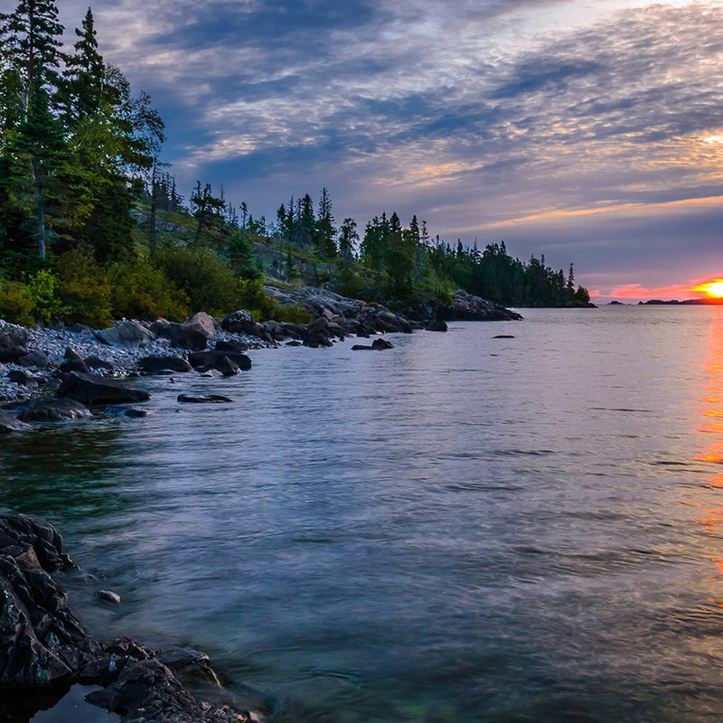 Rock Harbor, Isle Royale National Park, Michigan.