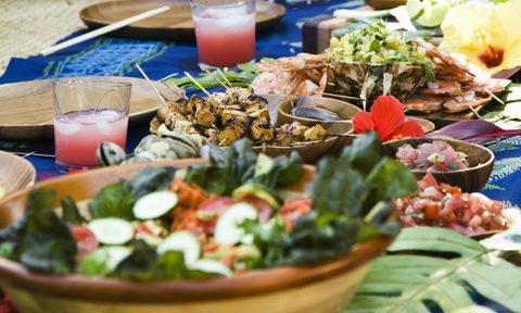 luau party food ideas