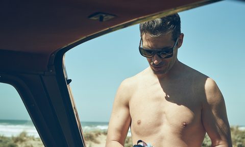 active man wearing sunglasses