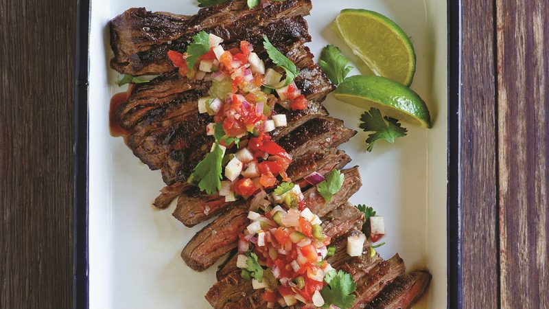 Seared Skirt Steak with Cilantro and Lime