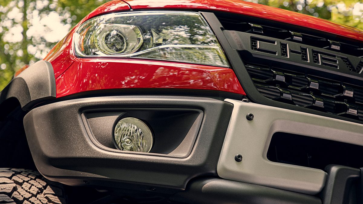 2019 Chevy Colorado ZR2 Bison headlight
