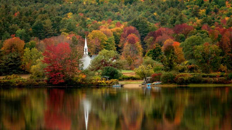 autumn The White Mountain