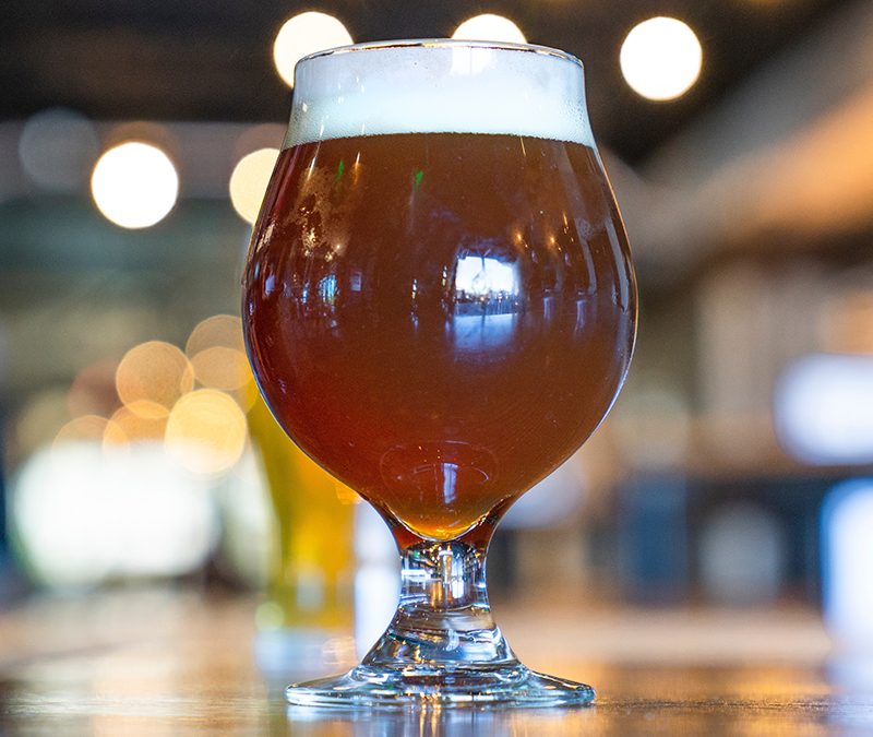Beer snifter chalice glass