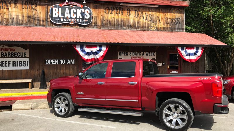 lockhart blacks barbecue chevrolet truck