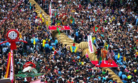 okinawa japan tug of war festival 1
