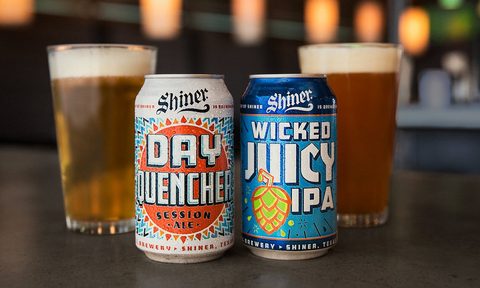new shiner beers wicked juicy ipa and summer session ale