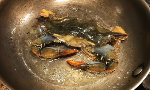 Soft-shell crab La Torque