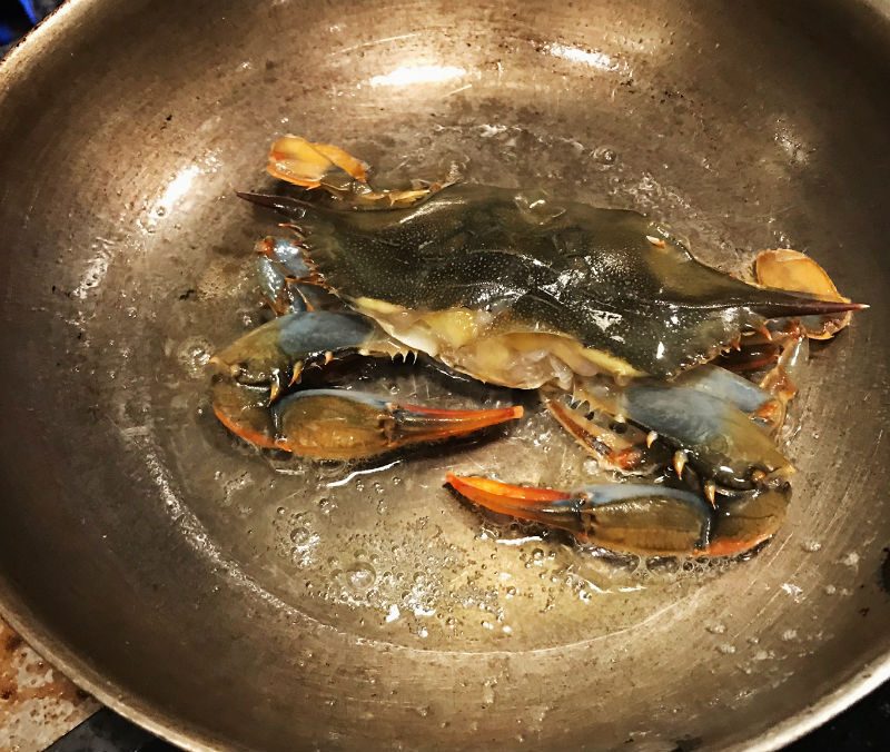 Soft-shell crab La Toque